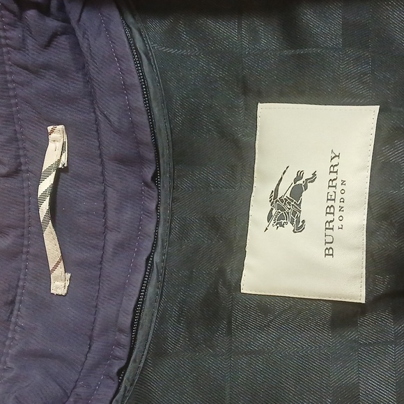 Burberry Dark Purple Trench Coat - Picture 2 of 14